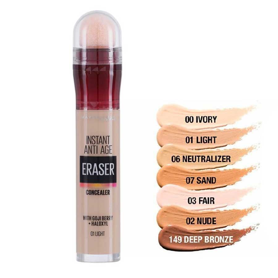 کانسیلر آنتی ایج میبلین اصلی Maybelline Maybelline Instant Anti Age Eraser Eye Concealerr