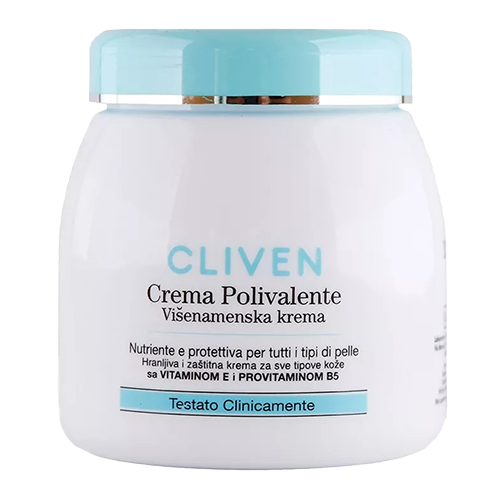 کرم کاسه ای چند منظوره کلیون مدل Multipurpose Cream حجم 300 میل cliven crema polivalente multipurpose cream - فروشگاه کهربا