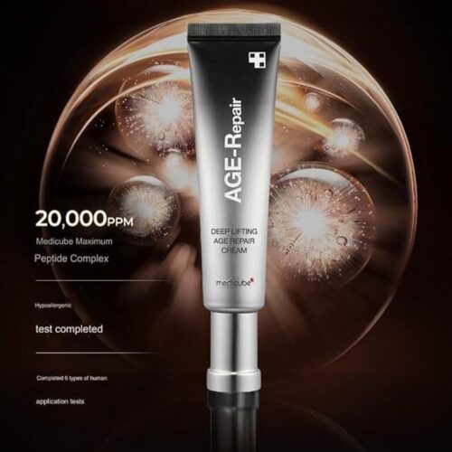 کرم لیفتینگ ضد چروک و جوانساز مدی کیوب MEDICUBE deep lifting age repair cream - فروشگاه کهربا