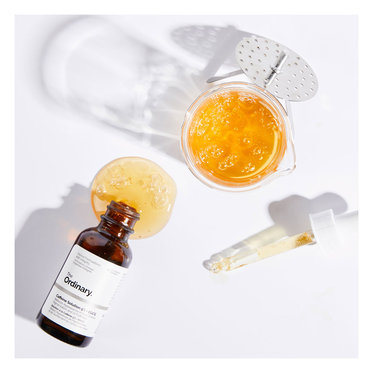 سرم کافئین اوردینری 5% – ضد تیرگی و پف دور چشم ‏The Ordinary Caffeine Solution 5% + EGCG - فروشگاه کهربا