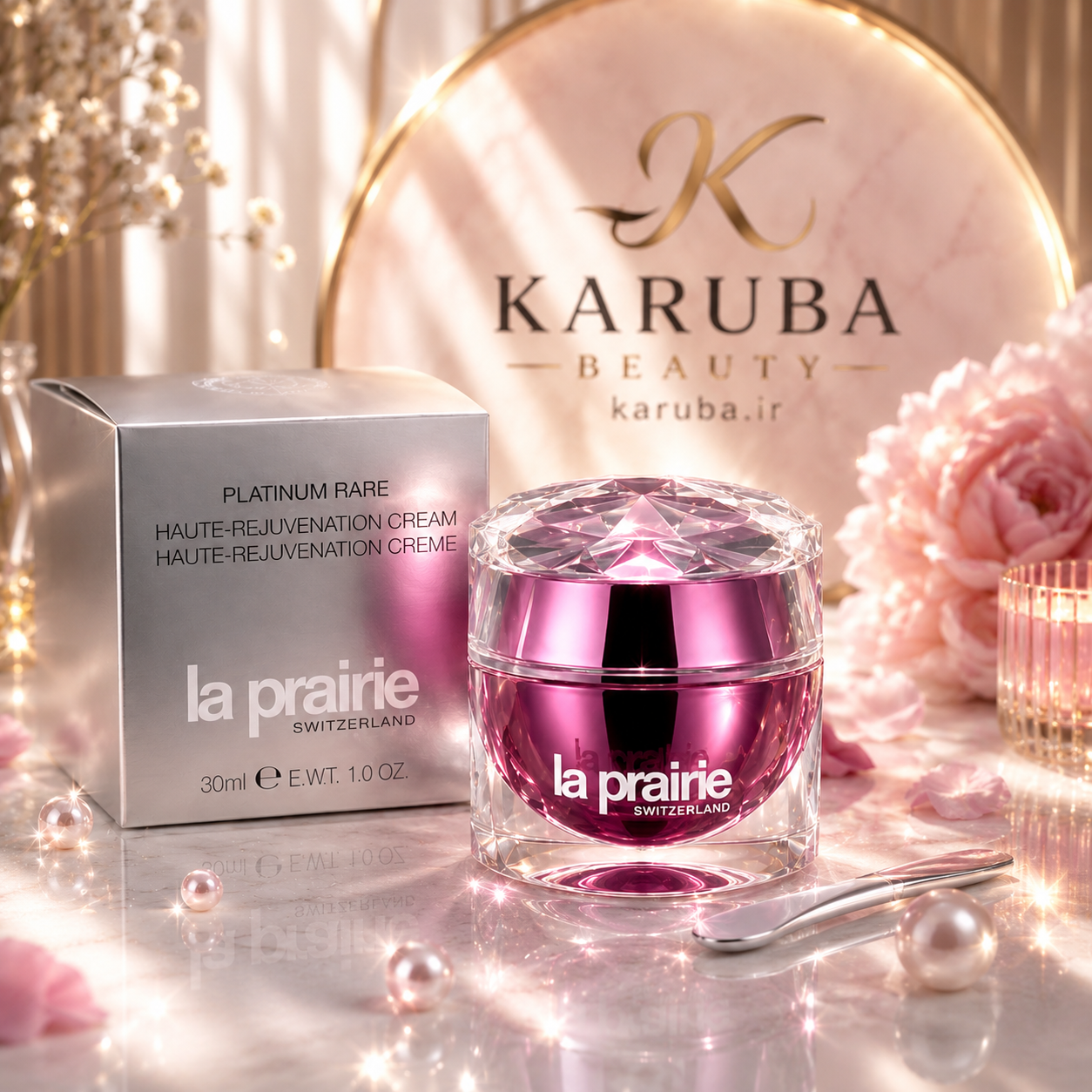 کرم لاکچری پلاتینیوم La Prairie Platinum Rare Haute-Rejuvenation Cream | اوج جوانسازی و مراقبت از پوست - فروشگاه کهربا