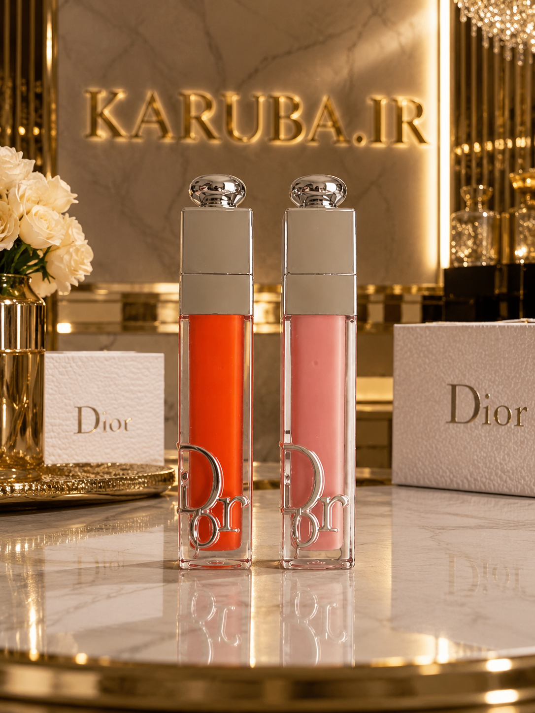 لیپ گلاس دوتایی دیور (Dior Double Lip Gloss) - فروشگاه کهربا