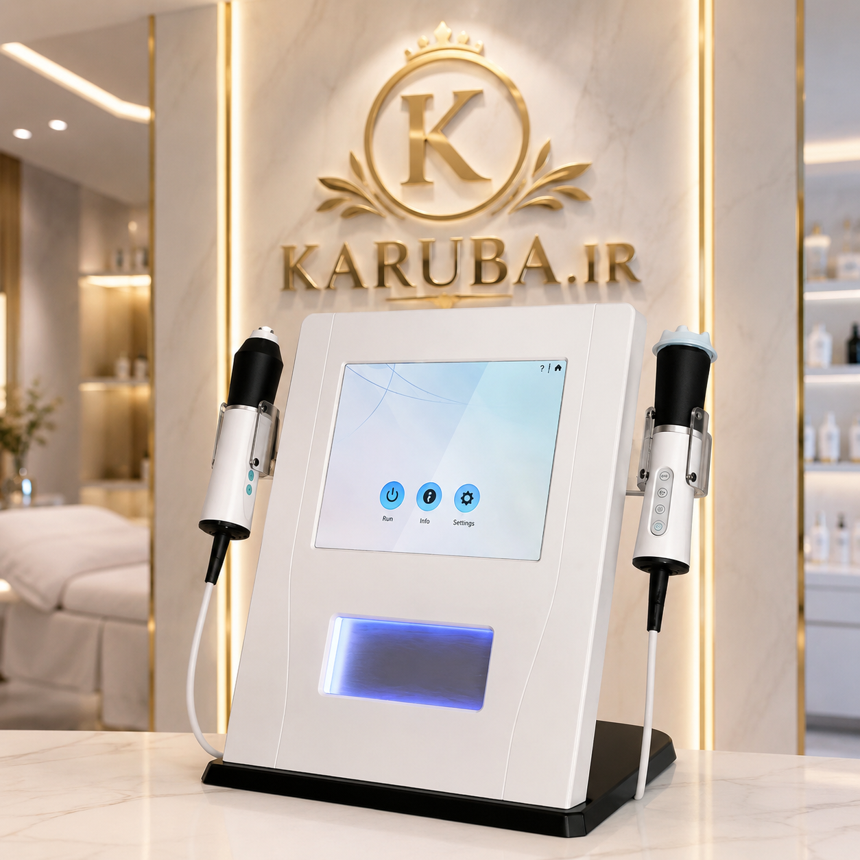 دستگاه پلاژن سه هندپیس اصل گرید A مدل POLLOGEN OXYGENEO | جوانسازی، اکسیژن‌رسانی و لیفت پوست
