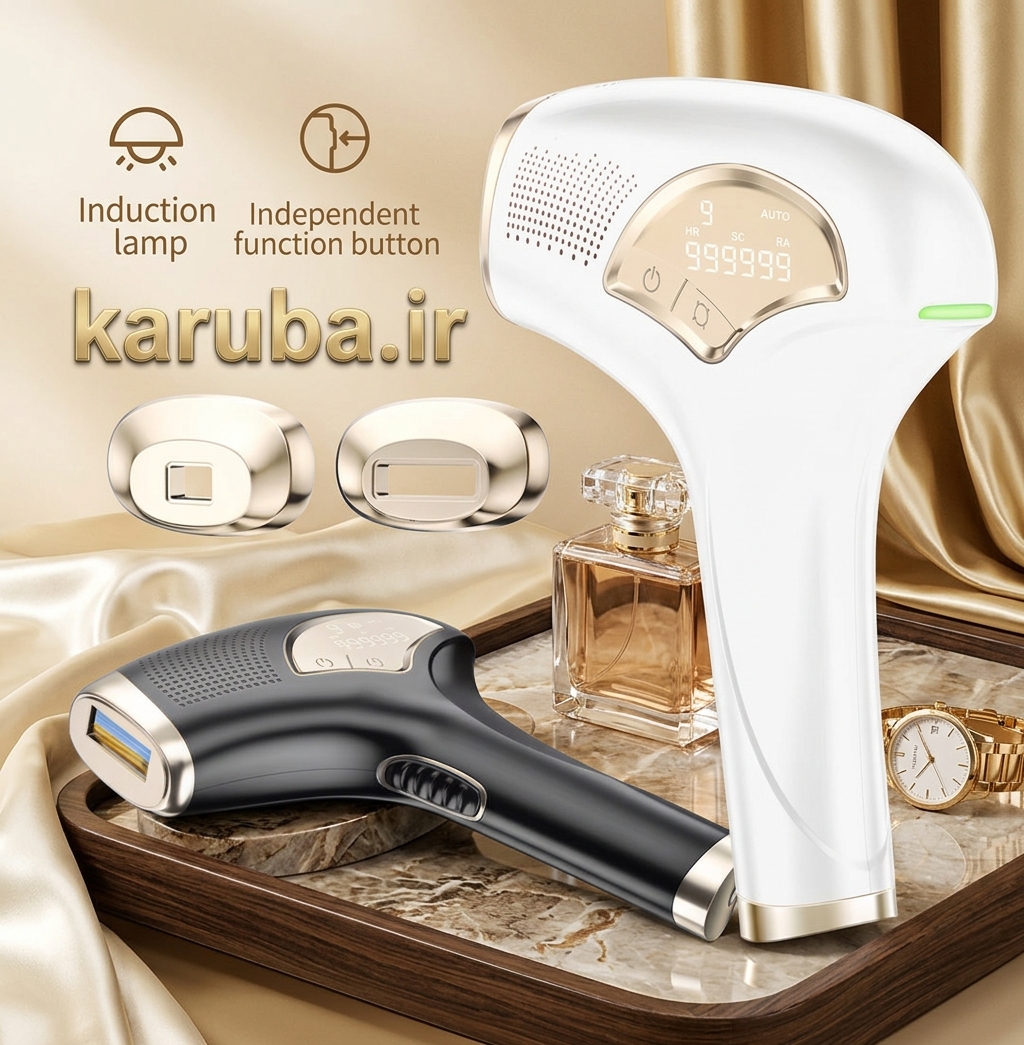 دستگاه لیزر خانگی حذف موهای زائد حرفه‌ای Cookchen (مدل Beauty Professional IPL) - فروشگاه کهربا