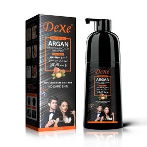 Dexe ARGAN SPEEDY HAIR COLOR SHAMPOO Natural Black 420ml